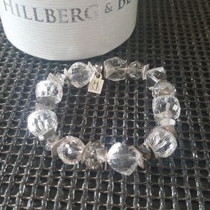 Hillberg & Berk Crystal Stretch Bracelet S/M
